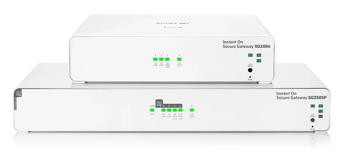 HPE Networking Instant On Secure Gateway SG2505P (5-Port 2.5G, PoE+ 64 W)
