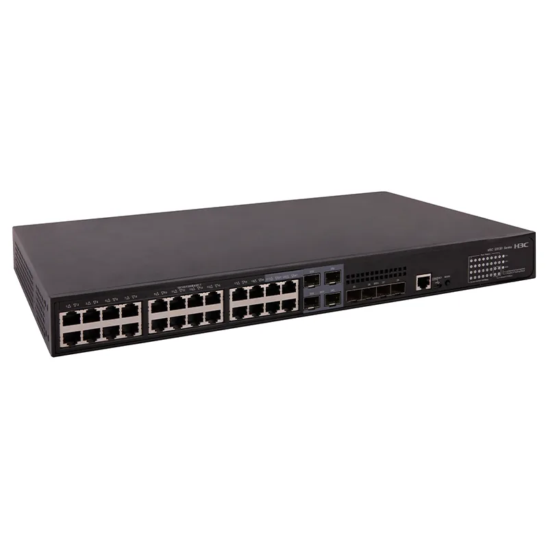 H3C S5130S-28S-HPWR-EI 24-Port Gigabit PoE+ Managed Switch with 4x 10G SFP+