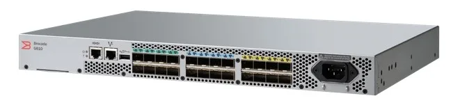 Broadcom Brocade G610 Gen 6 32G Fibre Channel SAN Switch, 8-Port Base (BR-G610-8-32G-5-LNDP)