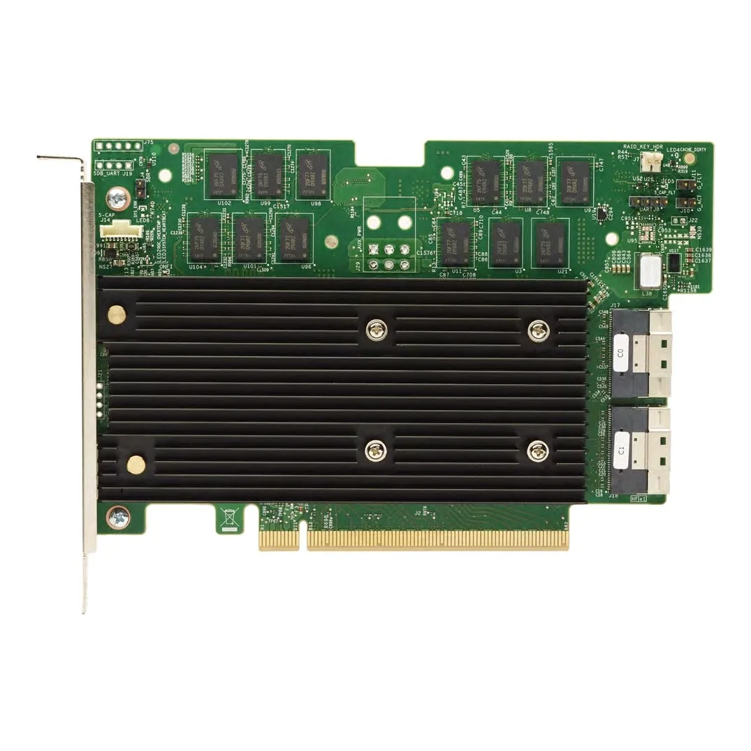 Broadcom MegaRAID 9670W-16i 24G SAS/SATA/NVMe Tri-Mode RAID Controller, 8GB Cache, PCIe 4.0 x16