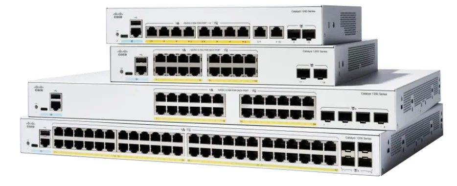 Cisco Catalyst 1200-8P-E-2G 8-Port Gigabit PoE+ Smart Switch