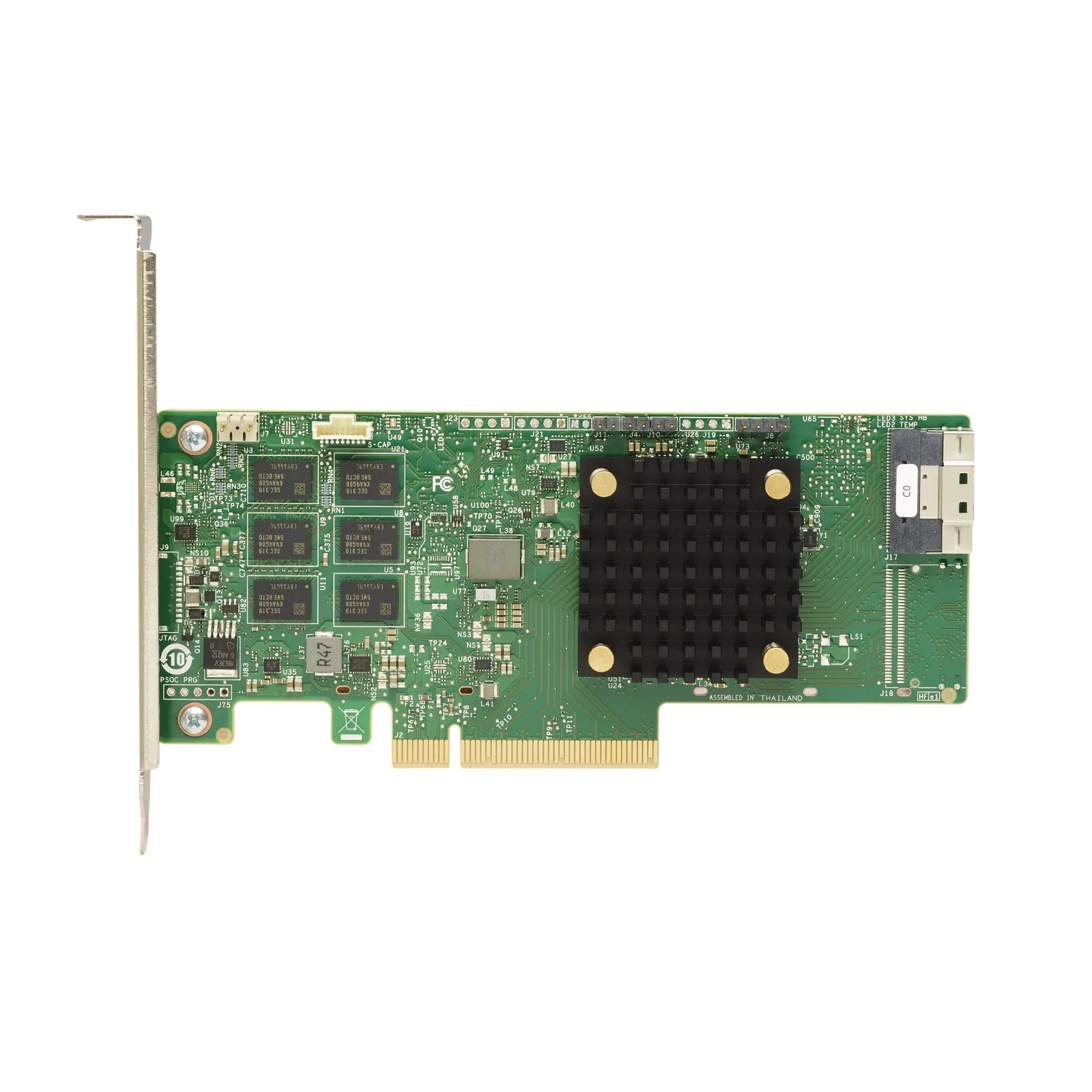 Broadcom MegaRAID 9560-8i 12Gb/s SAS/SATA/NVMe Tri-Mode RAID Controller, 4GB Cache, PCIe 4.0